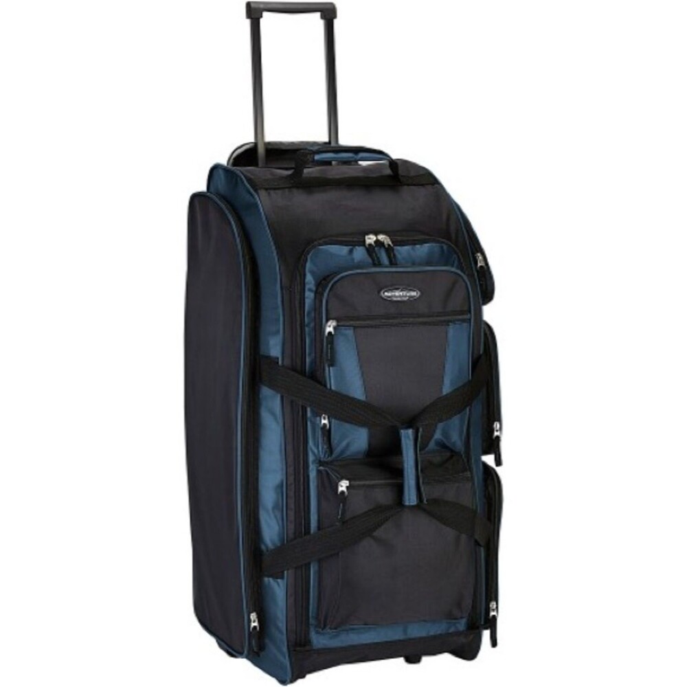 Travelers Club 30-inch Adventure Rolling Multi-Pocket Upright Luggage Duffel